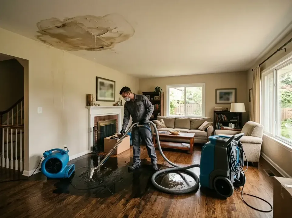 attic-pipe-burst-ceiling-drip-008 — frequently asked questions, Water Damage Restoration & Carpet Care in South Lakes, AK